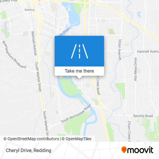 Cheryl Drive map