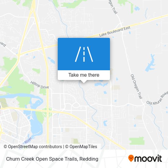 Mapa de Churn Creek Open Space Trails