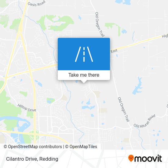 Mapa de Cilantro Drive