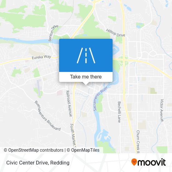 Civic Center Drive map
