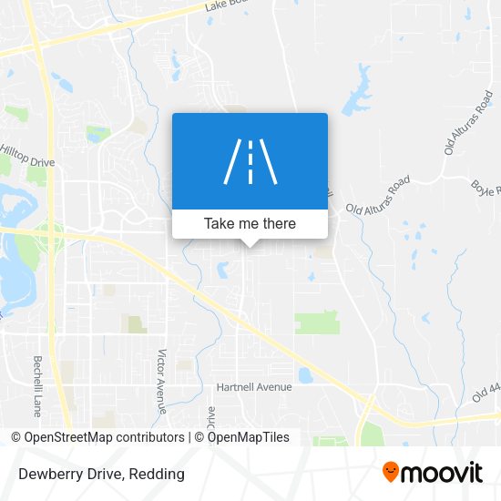 Mapa de Dewberry Drive