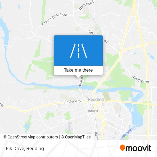 Elk Drive map