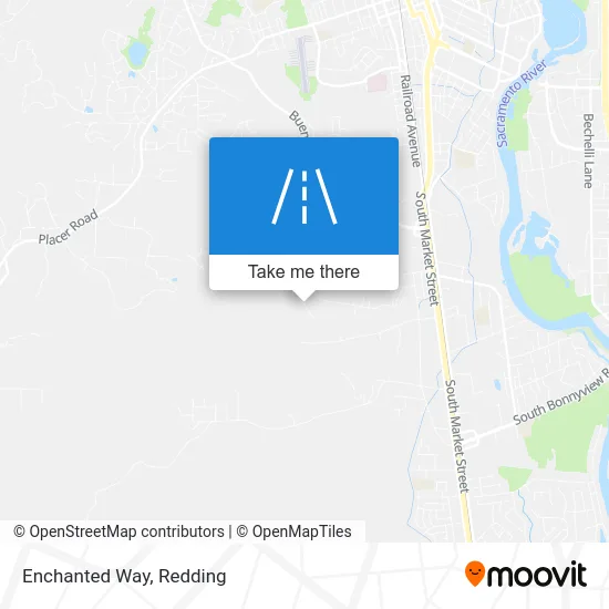 Enchanted Way map