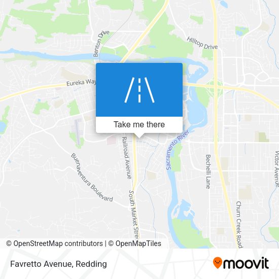Mapa de Favretto Avenue