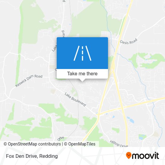 Fox Den Drive map