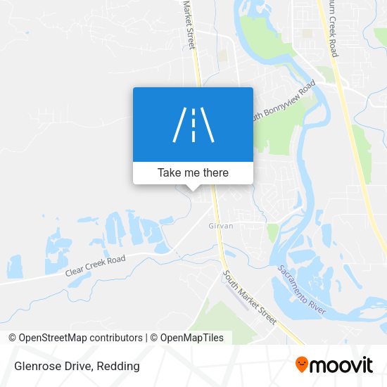 Mapa de Glenrose Drive