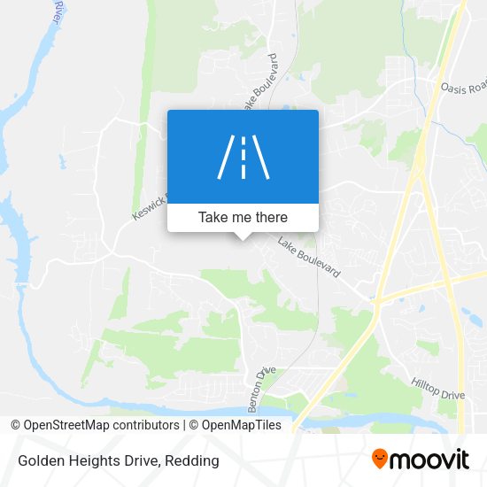 Mapa de Golden Heights Drive