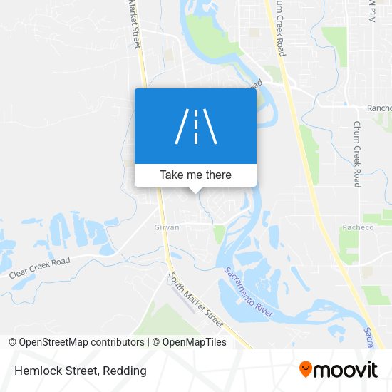 Mapa de Hemlock Street