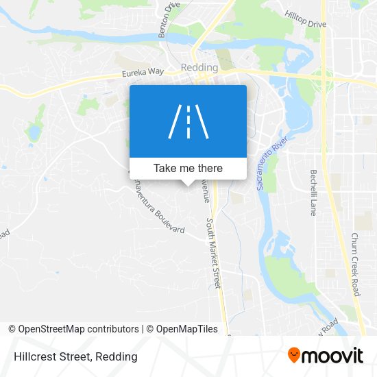Mapa de Hillcrest Street