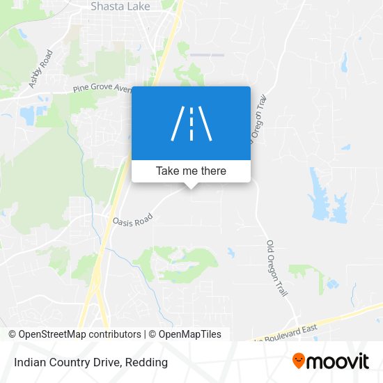 Mapa de Indian Country Drive