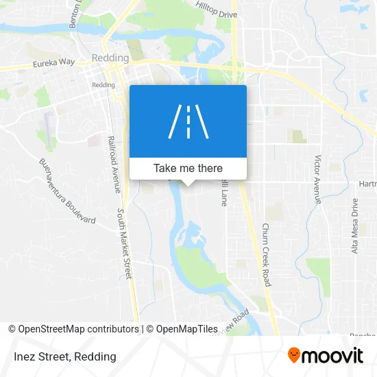 Inez Street map
