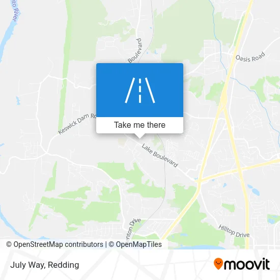 July Way map