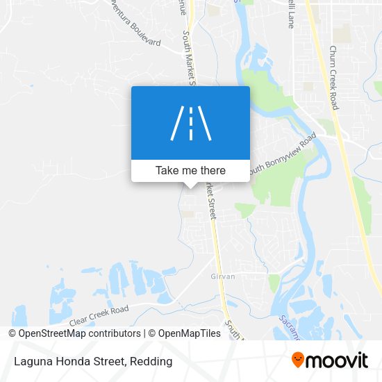 Laguna Honda Street map