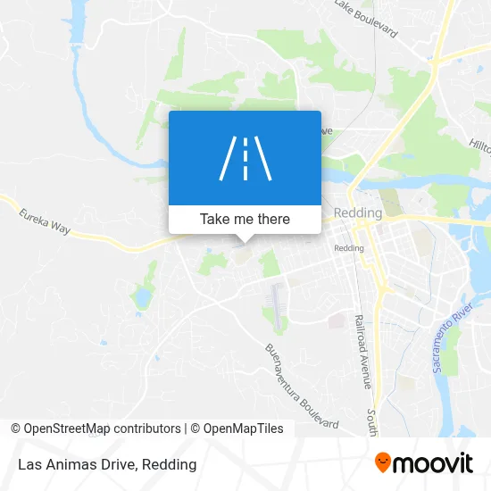 Las Animas Drive map
