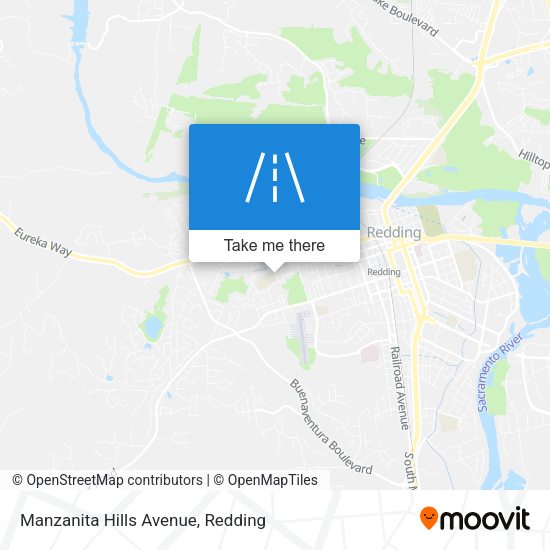 Manzanita Hills Avenue map