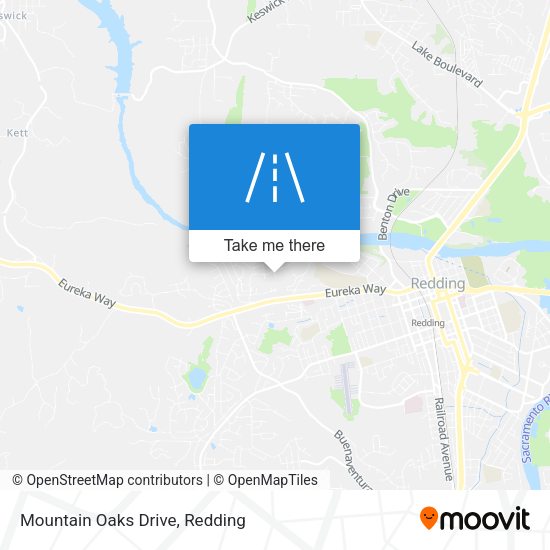 Mapa de Mountain Oaks Drive