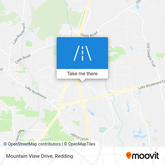 Mountain View Drive map