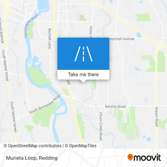 Murieta Loop map