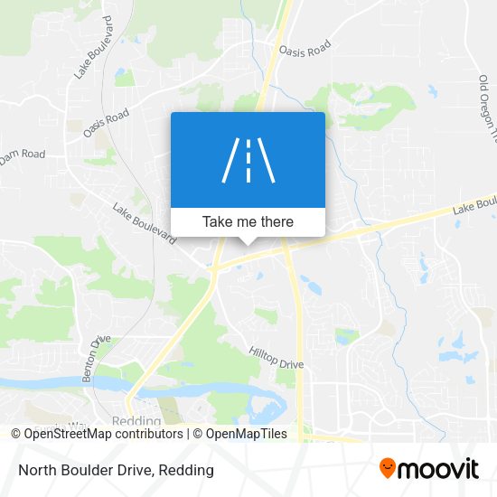 North Boulder Drive map