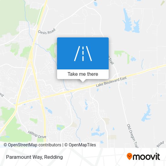 Mapa de Paramount Way