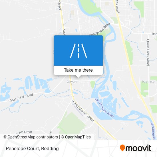 Penelope Court map