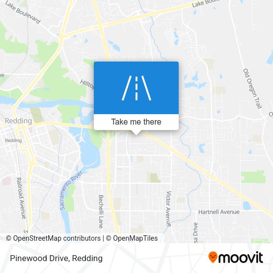 Pinewood Drive map