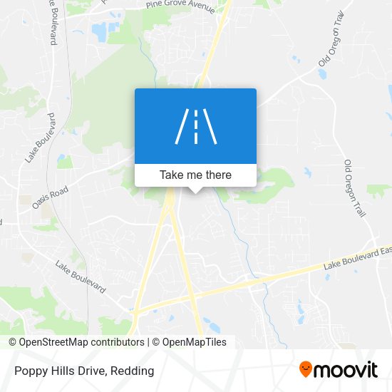 Mapa de Poppy Hills Drive