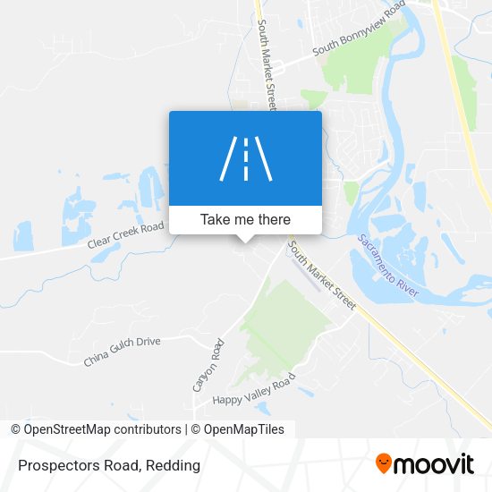 Mapa de Prospectors Road