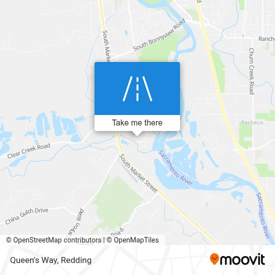 Queen's Way map