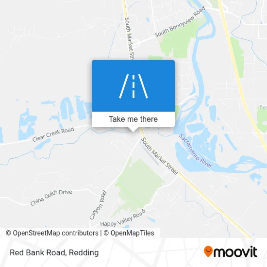 Red Bank Road map