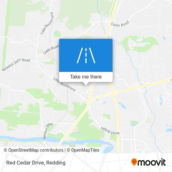 Red Cedar Drive map