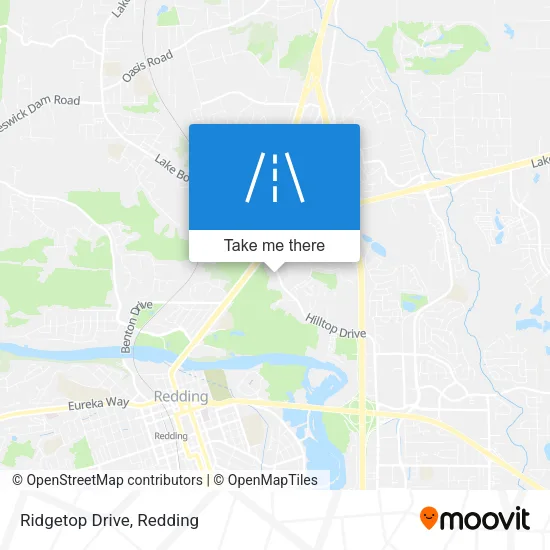 Ridgetop Drive map