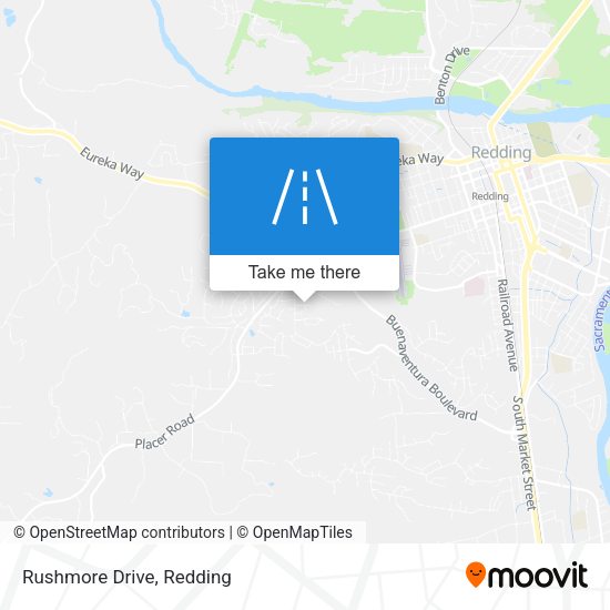 Mapa de Rushmore Drive