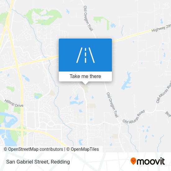 San Gabriel Street map