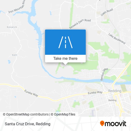 Mapa de Santa Cruz Drive