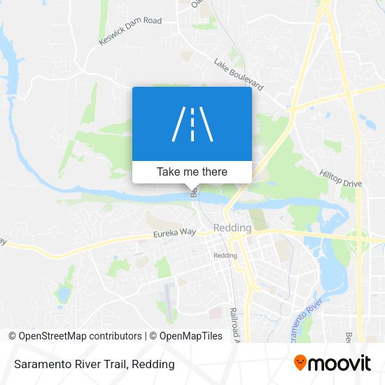 Mapa de Saramento River Trail