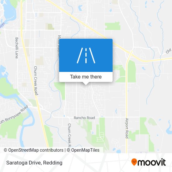 Saratoga Drive map