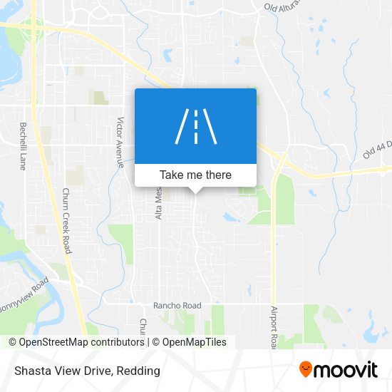 Mapa de Shasta View Drive