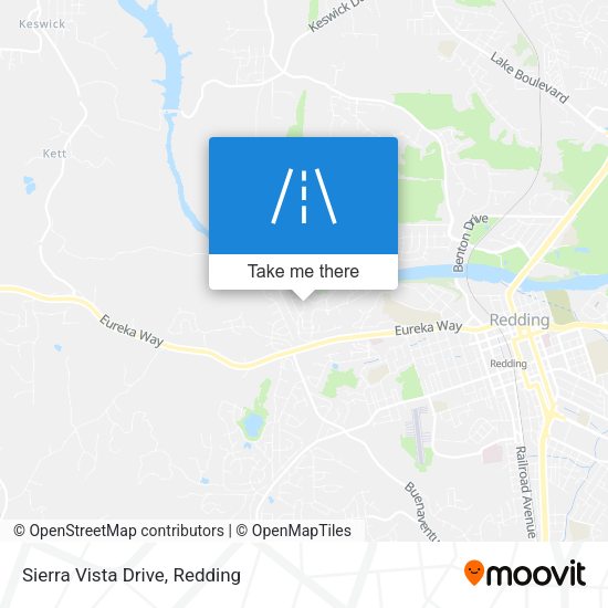 Sierra Vista Drive map