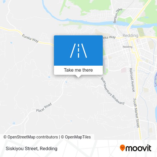 Mapa de Siskiyou Street
