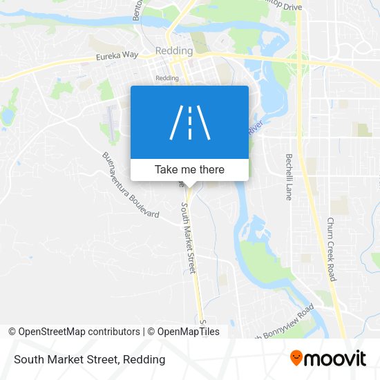Mapa de South Market Street