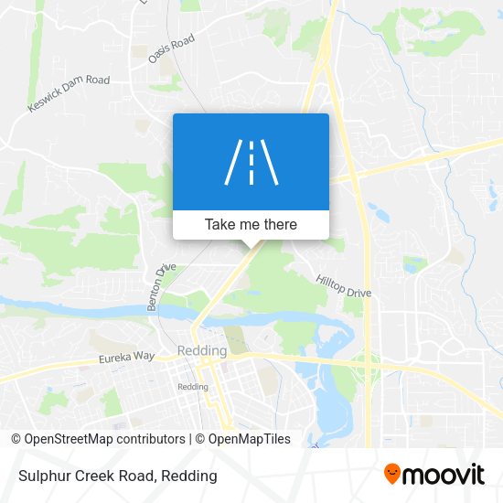 Mapa de Sulphur Creek Road