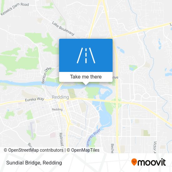 Sundial Bridge map