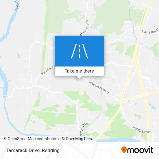 Tamarack Drive map