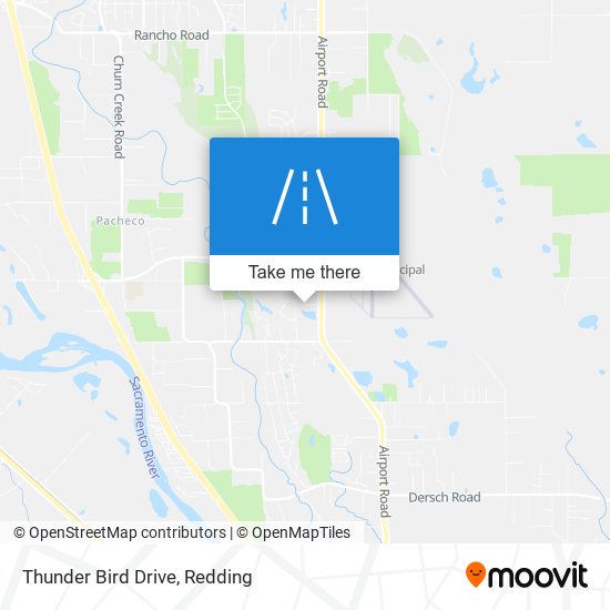 Thunder Bird Drive map