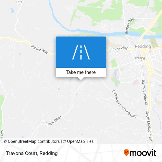 Mapa de Travona Court