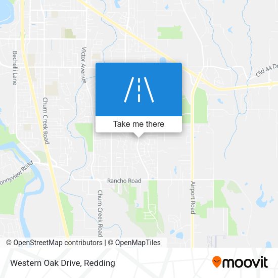 Mapa de Western Oak Drive