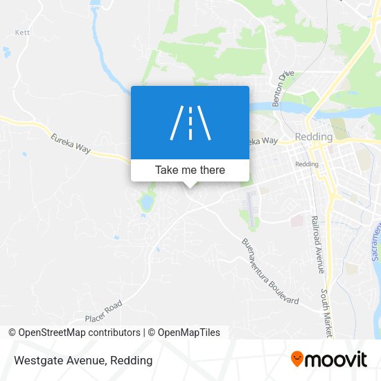 Mapa de Westgate Avenue
