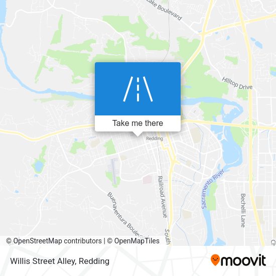 Willis Street Alley map