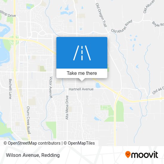 Mapa de Wilson Avenue